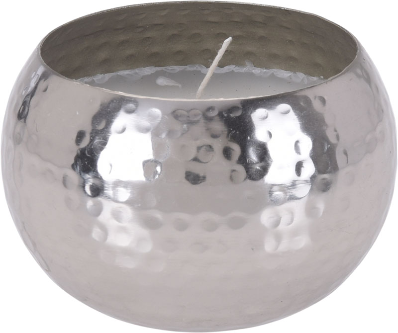 

Свеча в металлической чаше, 7х9,5х9,5 см, цвет серебро, арт. A54233060