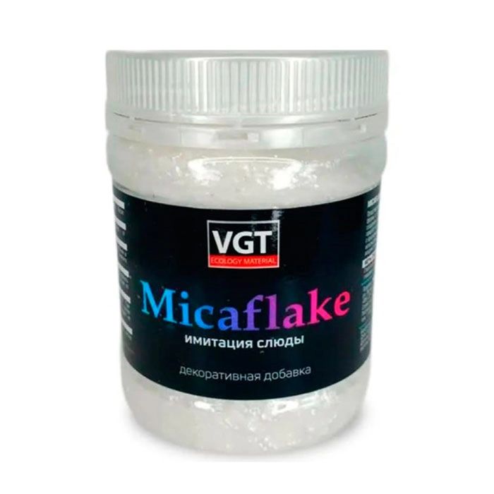 

Декоративная добавка Micaflake VGT, серебр-белая,800 мкм, 0,09кг