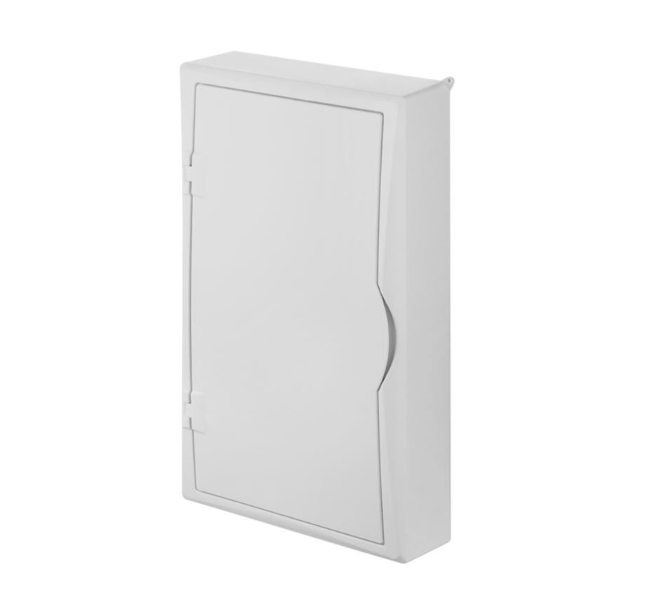 Щит навесной ECO BOX 3x12M, N/PE 4x 6x16+3x10mm2, белая пласт. дверь, белый RAL9003, 560x354x107mm, IP40, Elektro-Plast  - купить