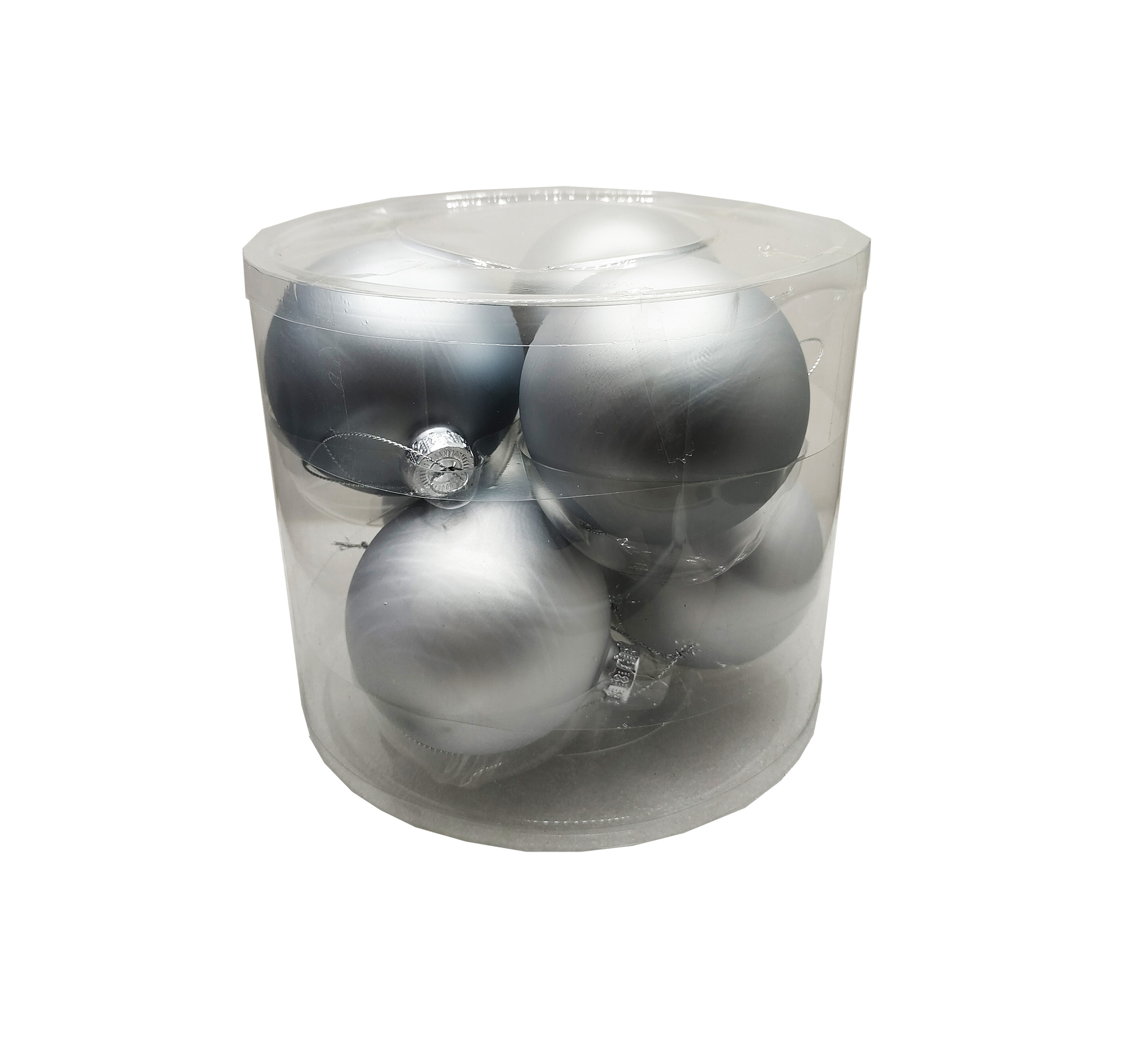 

Набор шаров из стекла Basic Foggy, 8см, 6шт, арт. ABR702550