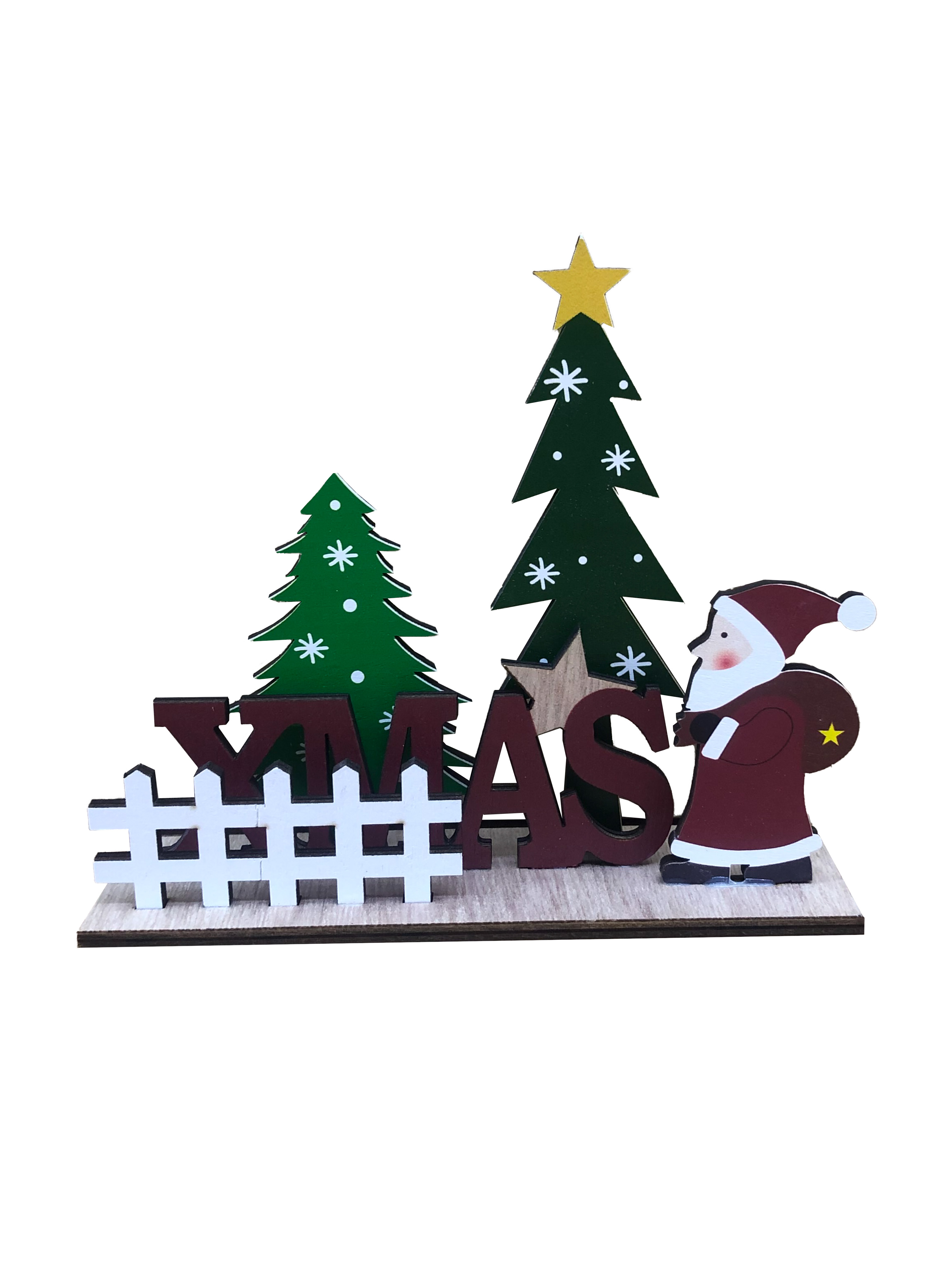 Сувенир новогодний Christmas Snow, 19*11.5см, дерево, арт. B-85  - купить
