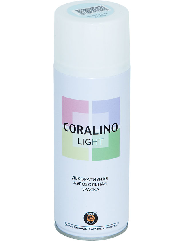 Краска Coralino light (520мл, белый иней)  - купить