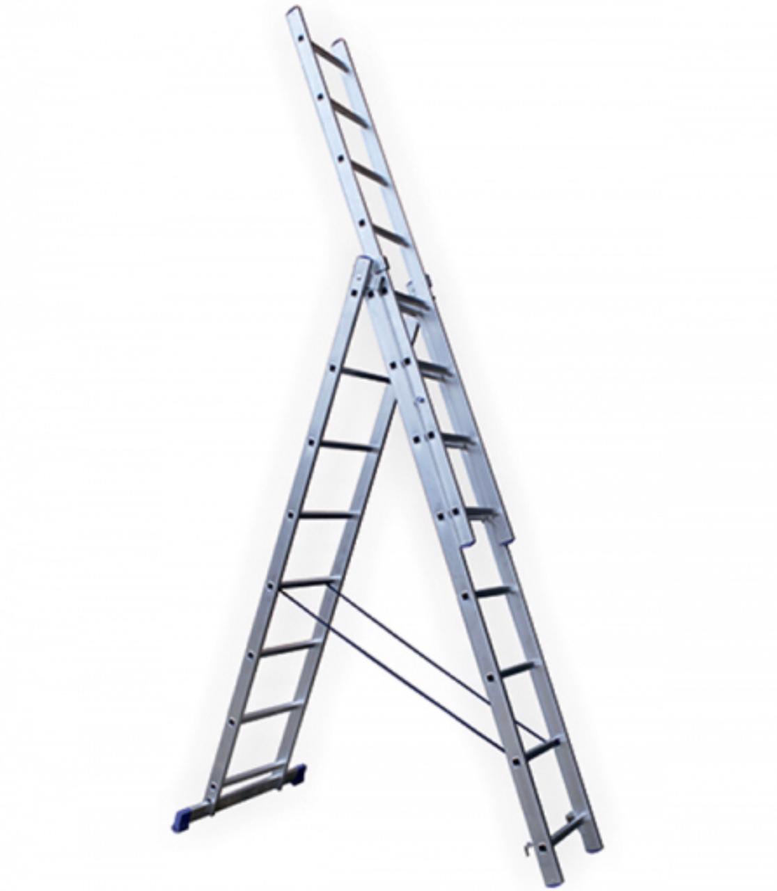 

Лестница алюм. трехсекционная 7 ступеней STAIRS AL307