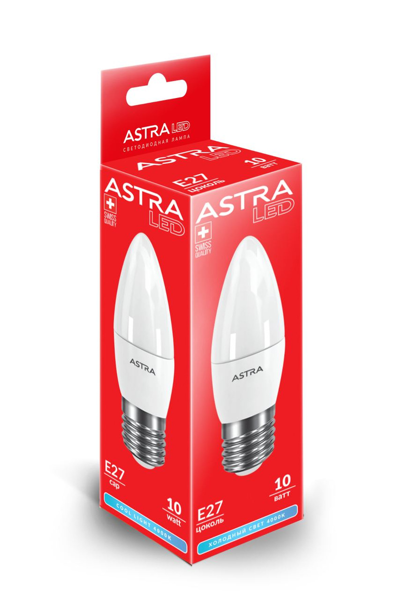 

Лампа светодиодная ASTRA C37 10W E14 4000K