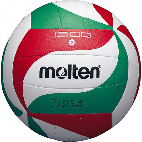 Мяч волейбольный для тренировок синт. кожа V5M1500 размер 5 Molten  - купить